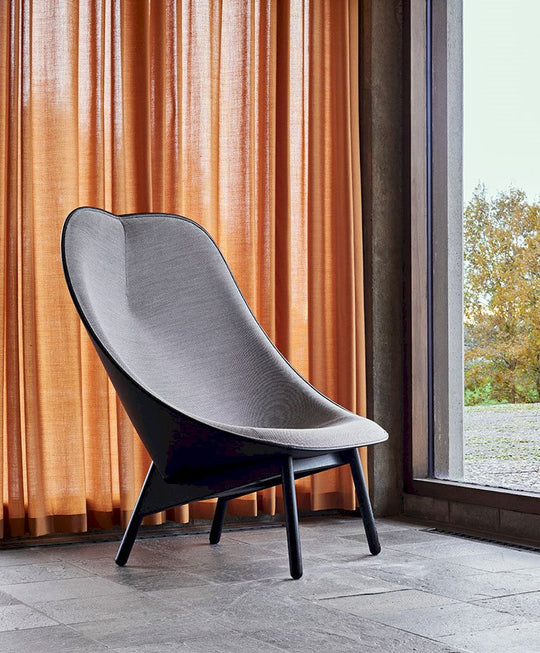 Fauteuil lounge Uchiwa HAY