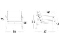 DAVID - Fauteuil lounge