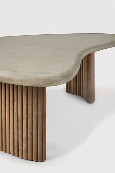 Table basse de jardin Boomerang – détail