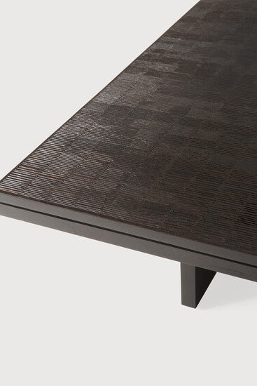 Table basse Grooves – détail