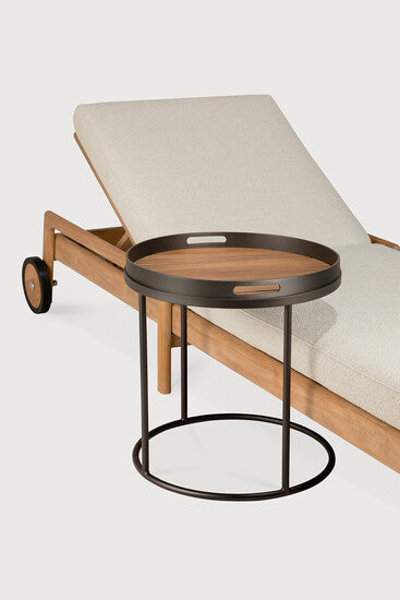 Table d'appoint à plateau de jardin – détail