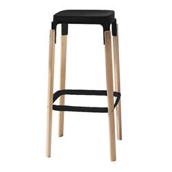 STEELWOOD - Tabouret / Métal et Bois H 78 cm