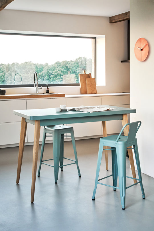 Tabouret petit dossier H65cm