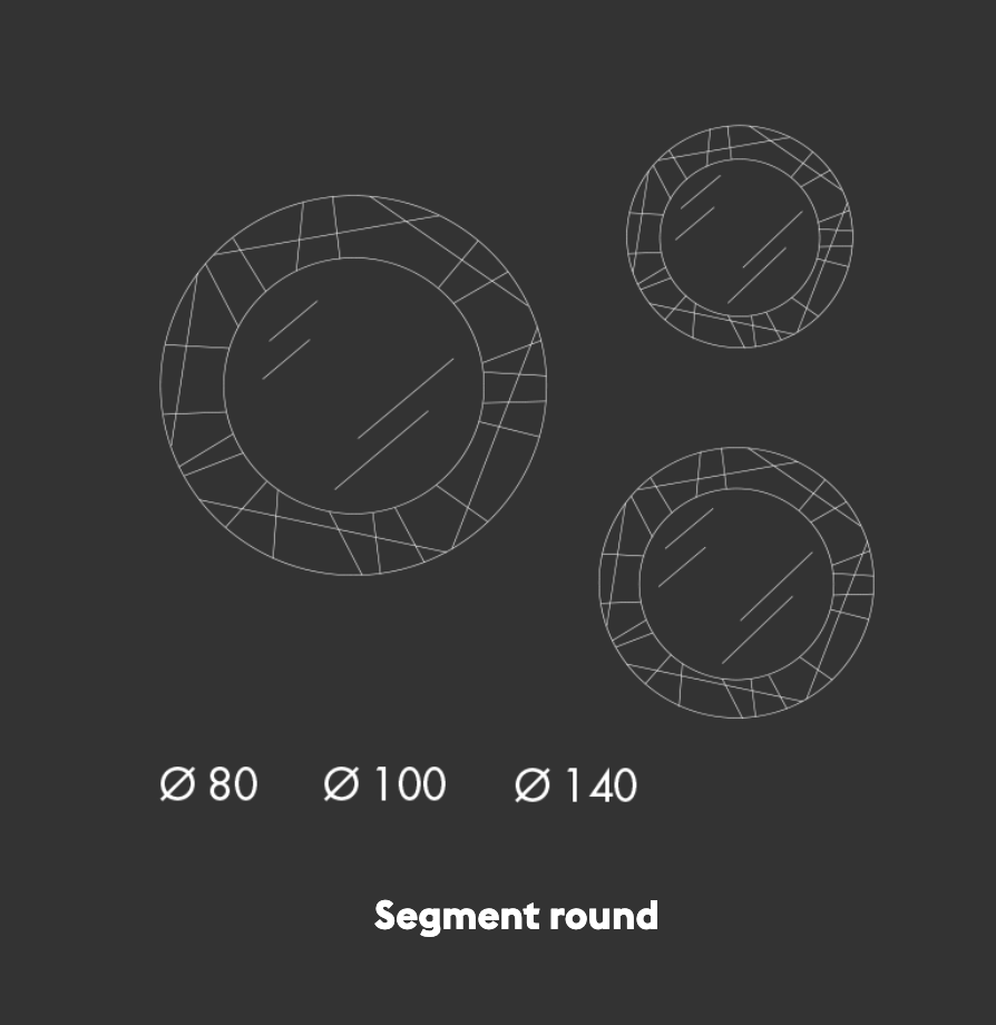 SEGMENT - Miroir rond