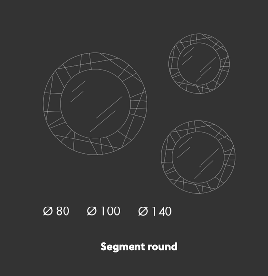 SEGMENT - Miroir rond