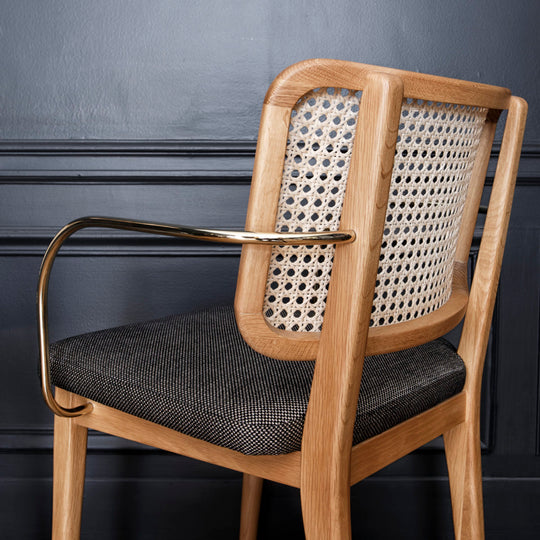 CANNAGE - Chaise avec accoudoirs