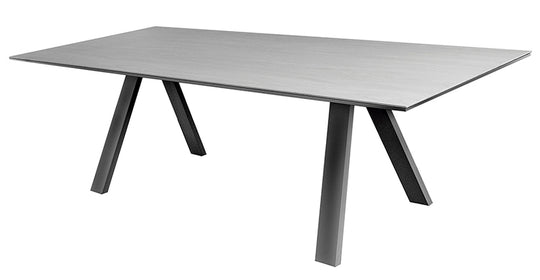 Neverland - table repas plateau céramique anthracite