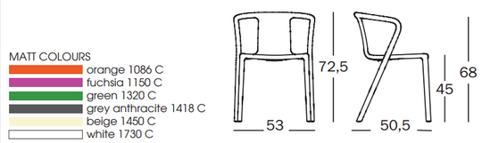 AIR - Fauteuil empilable