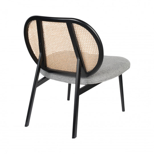 SPIKE - Fauteuil lounge cannage