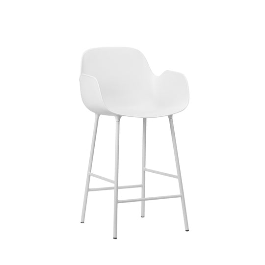 FORM - Tabouret de bar / H 65 cm pieds acier