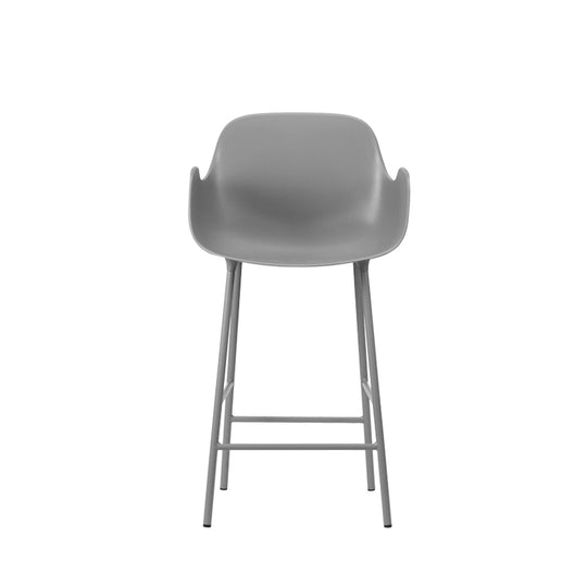 FORM - Tabouret de bar / H 65 cm pieds acier