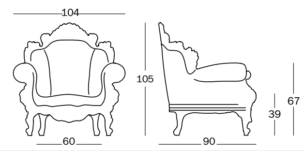 PROUST - Fauteuil