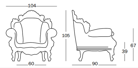 PROUST - Fauteuil