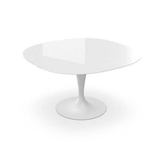 FLÛTE SHAPED - Table Carrée bords arrondis