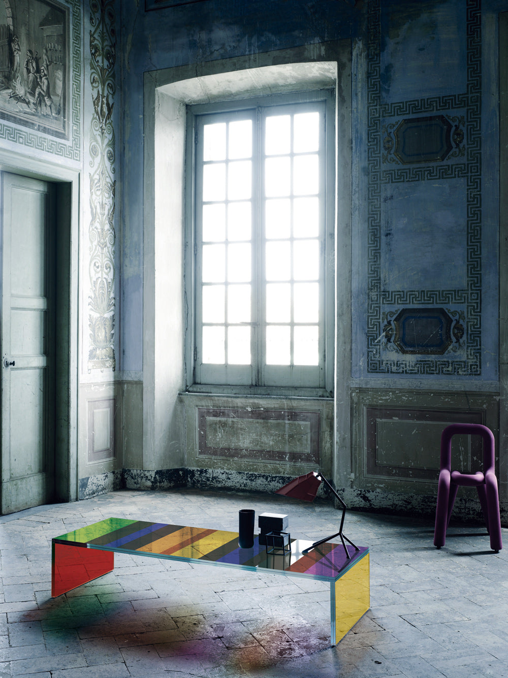 THE DARK SIDE OF THE MOON - Table basse rayée