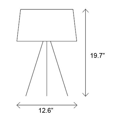 TRIPOD - Lampe de table